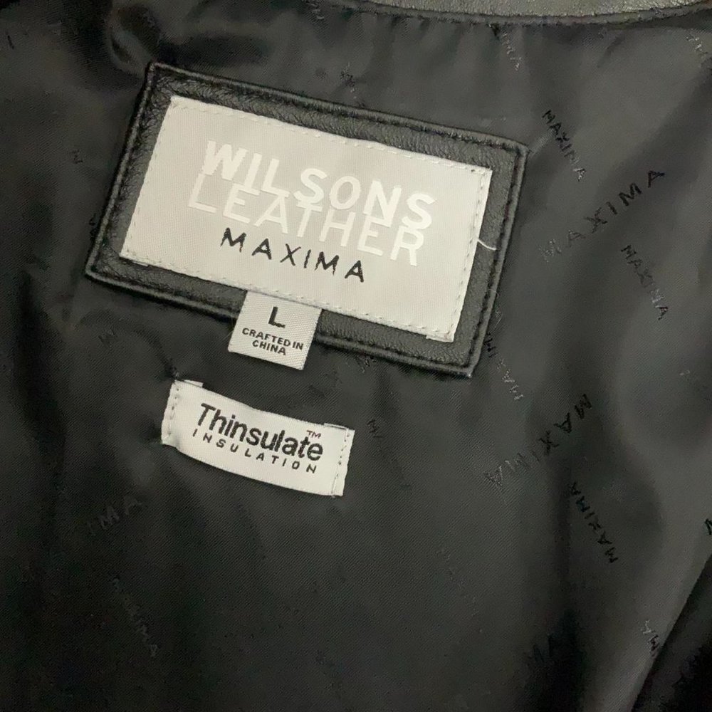 Wilson’s Leather Chic Collared Button Up Jacket - image 4